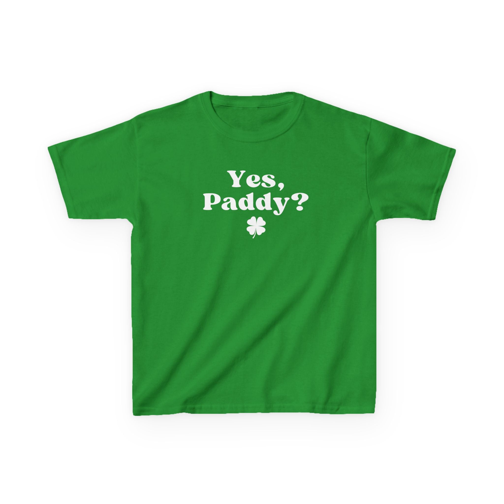 'Yes, Paddy?' Shamrock St. Patrick's Day Baby Tee