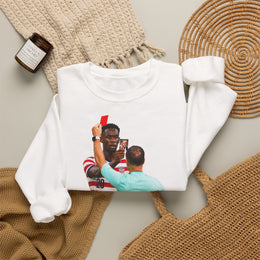 Soccer Red Card Crewneck Sweatshirt — "It's Called Soccer!" Graphic