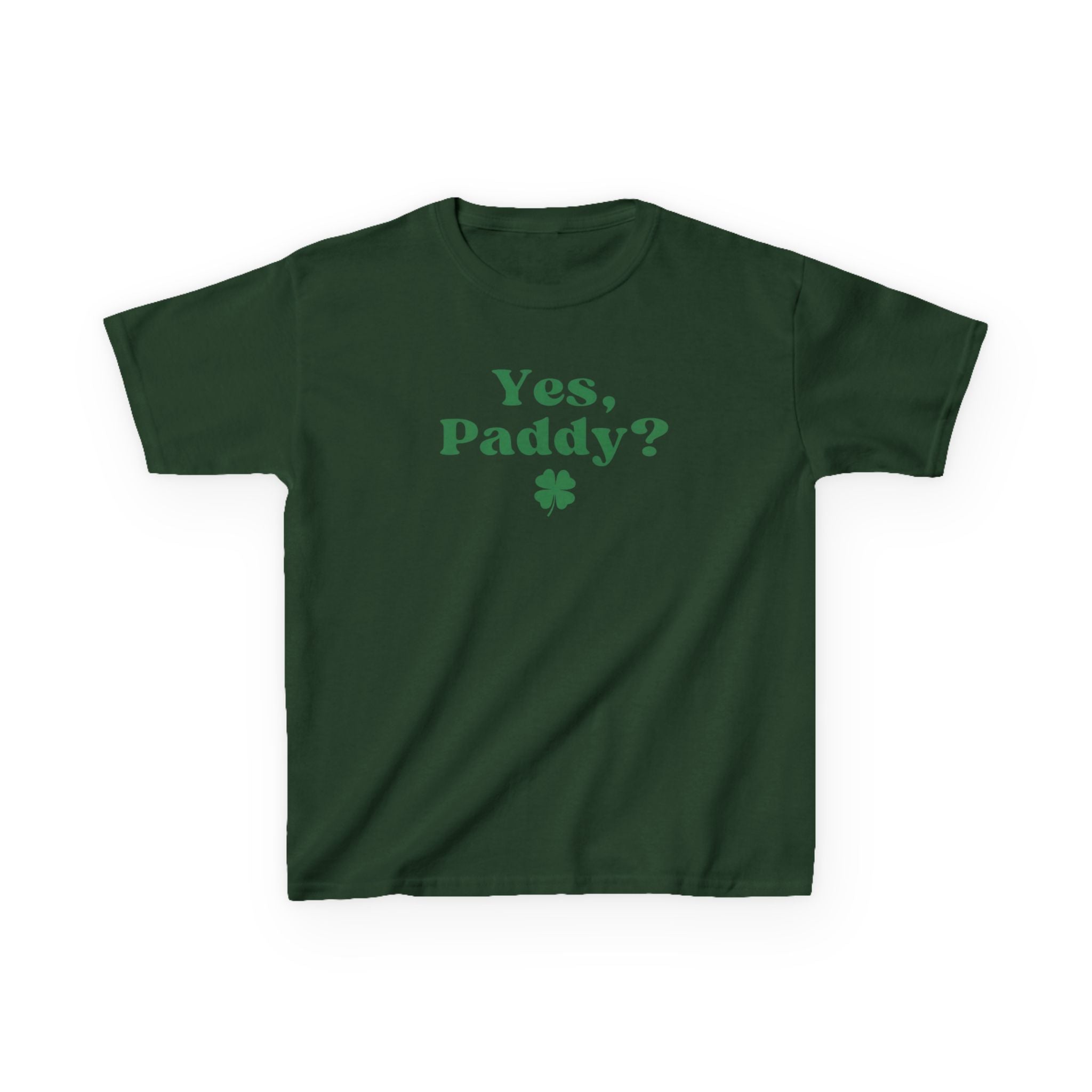 'Yes, Paddy?' Shamrock St. Patrick's Day Baby Tee
