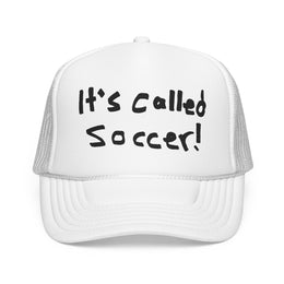 It's Called Soccer Trucker Hat — Retro Foam Mesh Baseball Cap