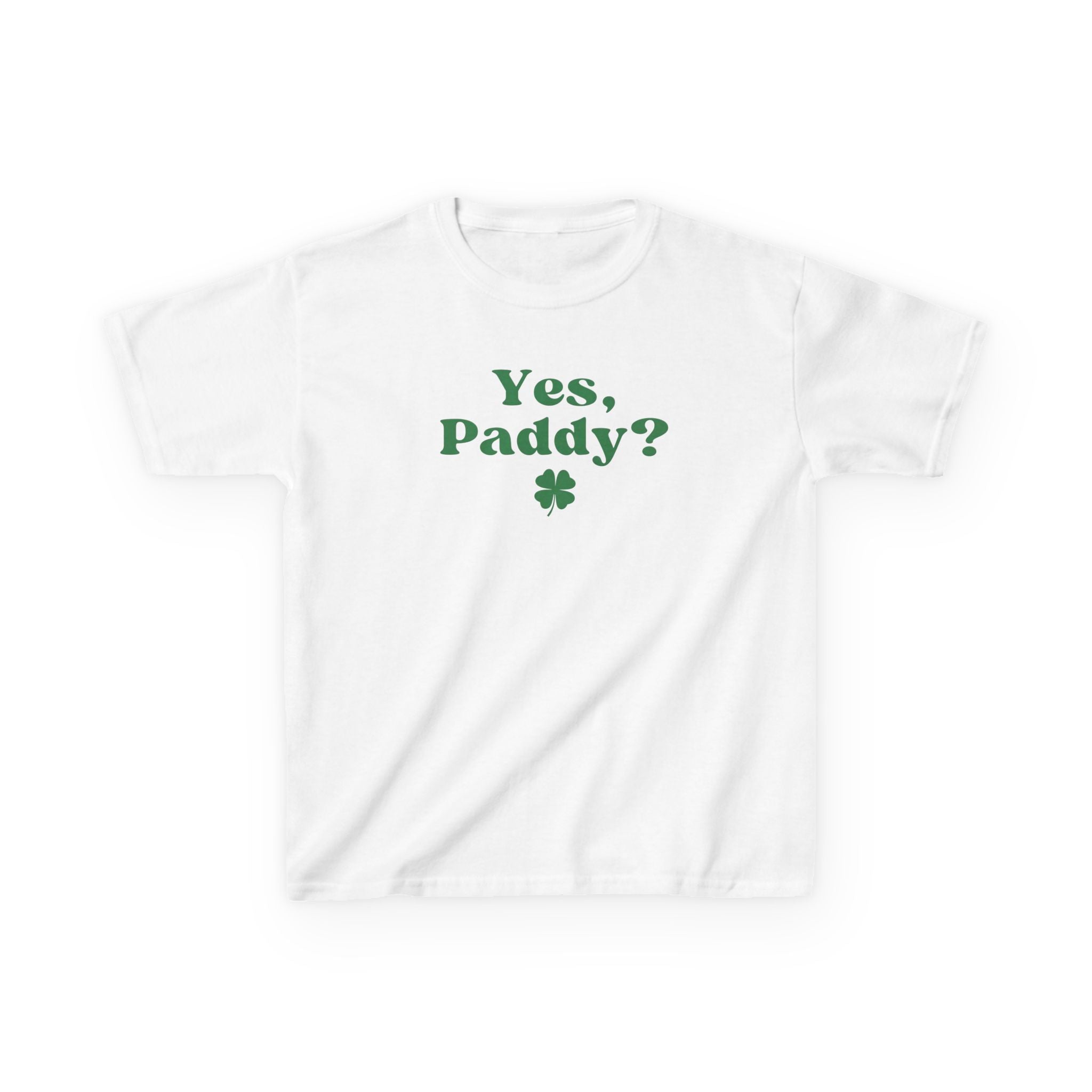 'Yes, Paddy?' Shamrock St. Patrick's Day Baby Tee