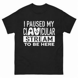 I Paused My Clavicular Stream To Be Here T-Shirt