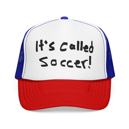 It's Called Soccer Trucker Hat — Retro Foam Mesh Baseball Cap